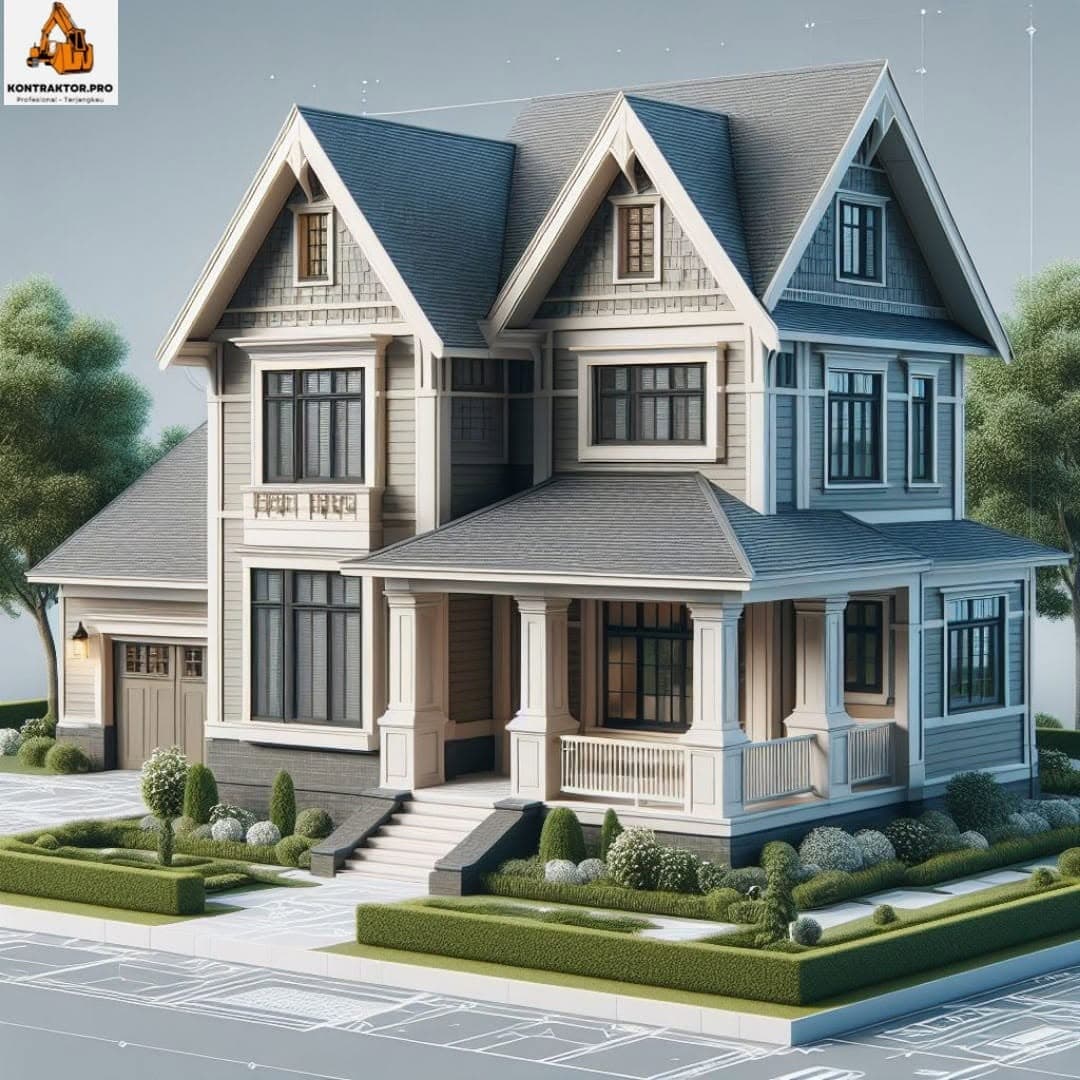 Visualisasi desain bangunan